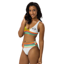 Load image into Gallery viewer, Cute fruit high-waisted bikini
