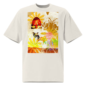 Tales from the beach Oversized faded t-shirt