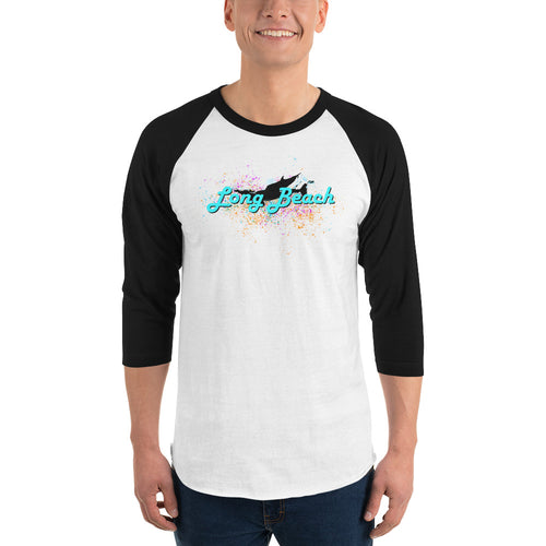 3/4 sleeve raglan shirt